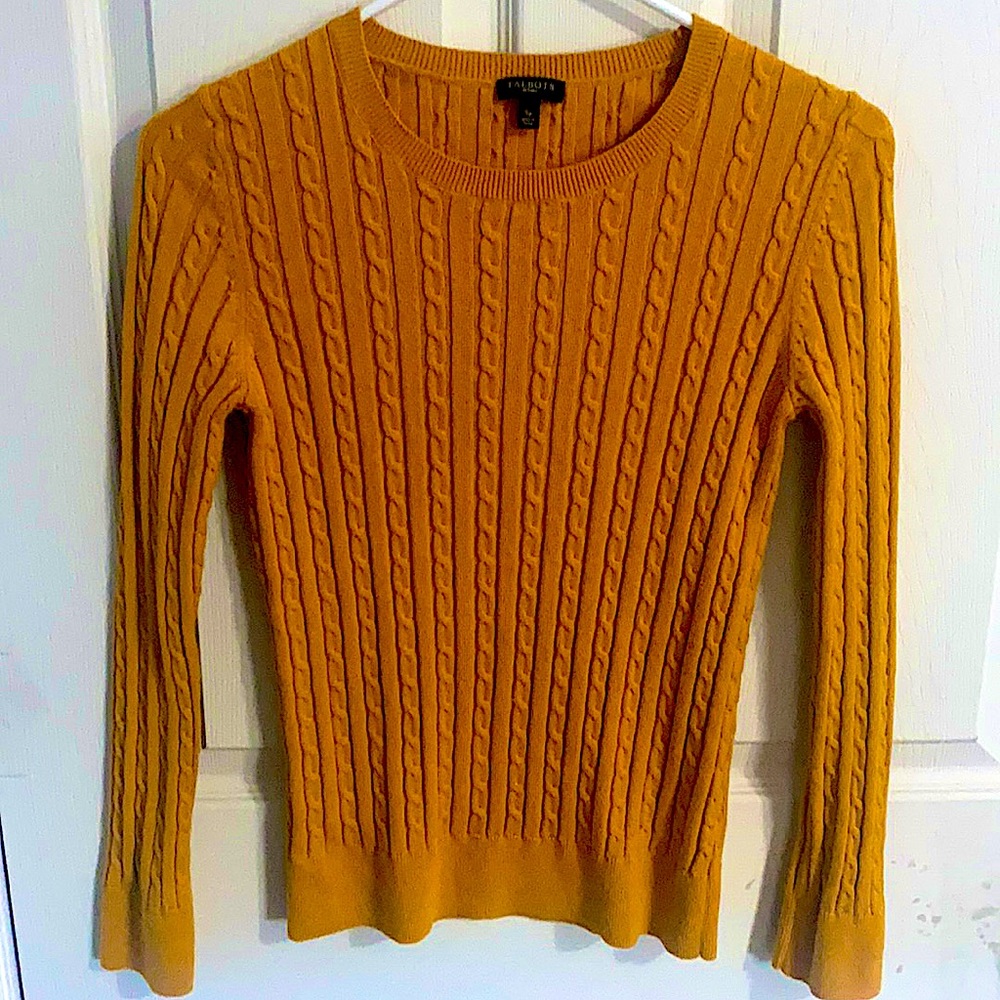 Mustard colored sweater